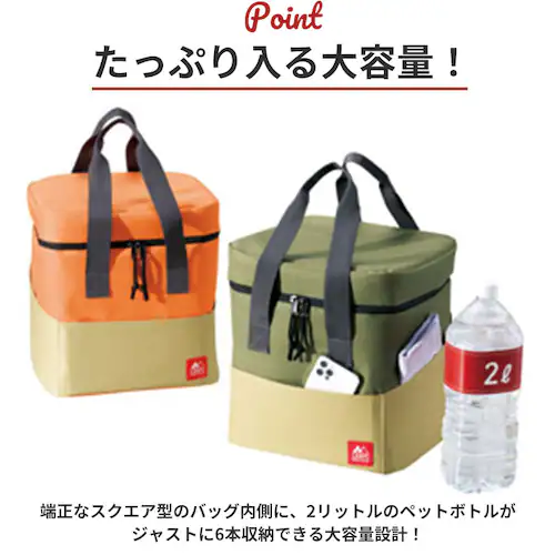 キャンプス CAMPS 保冷バッグ 大容量 通販 ハイエンド保冷温ビッグバッグ クーラーバッグ 保冷バック クーラーバック レジャーバッグ ファスナー 大きめ エコバッグ 大型 お弁当 花見 キャンプ_4