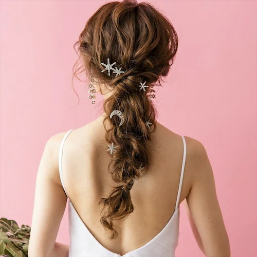 �u���C�_�� �w�A�A�N�Z�T���[ �ʔ� �w�A�s�� 6�{�Z�b�g �� �傫�� �X�^�[���`�[�t �����`�[�t ������� ��l ������ �ԉ� ��I�� �p�[�e�B�[ �񎟉� 2���� �O�B�� �E�F�f�B���O�h���X Star_2