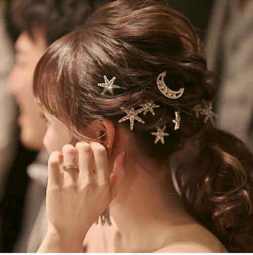 �u���C�_�� �w�A�A�N�Z�T���[ �ʔ� �w�A�s�� 6�{�Z�b�g �� �傫�� �X�^�[���`�[�t �����`�[�t ������� ��l ������ �ԉ� ��I�� �p�[�e�B�[ �񎟉� 2���� �O�B�� �E�F�f�B���O�h���X Star_8