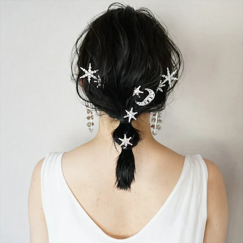 �u���C�_�� �w�A�A�N�Z�T���[ �ʔ� �w�A�s�� 6�{�Z�b�g �� �傫�� �X�^�[���`�[�t �����`�[�t ������� ��l ������ �ԉ� ��I�� �p�[�e�B�[ �񎟉� 2���� �O�B�� �E�F�f�B���O�h���X Star_12