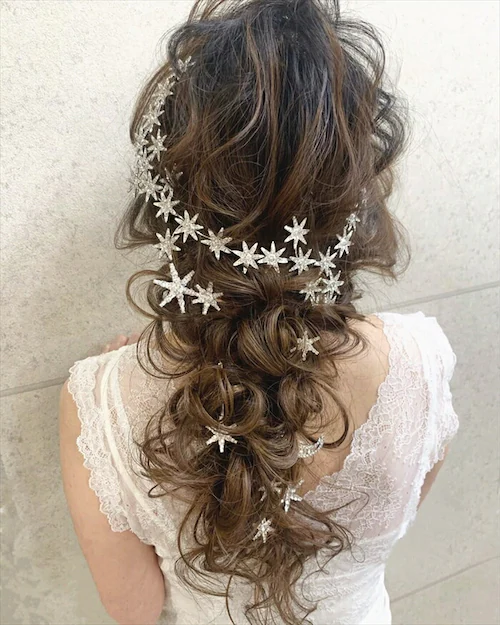 �u���C�_�� �w�A�A�N�Z�T���[ �ʔ� �w�A�s�� 6�{�Z�b�g �� �傫�� �X�^�[���`�[�t �����`�[�t ������� ��l ������ �ԉ� ��I�� �p�[�e�B�[ �񎟉� 2���� �O�B�� �E�F�f�B���O�h���X Star_15