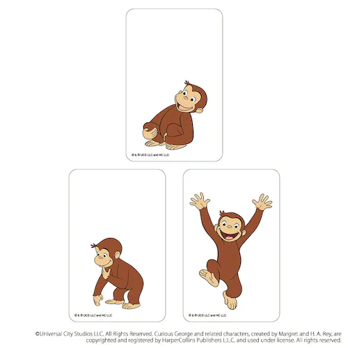 ������̃W���[�W �O�b�Y �ʔ� Curious George �N���A�J�[�h �܂�����S�ݓX�N���A�J�[�h 4947864052966 ������̃W���[�W09 �G�{�L�����N�^�[ ���킢�� ���� ������� _2