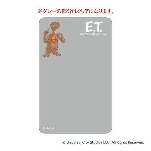 ET �O�b�Y �ʔ� E.T. �N���A�J�[�h �܂�����S�ݓX�N���A�J�[�h 4947864075583 the Extra Terrestrial02 �X�}�z ���� �J�[�h �f��O�b�Y �C�[�e�B�[ ������_1