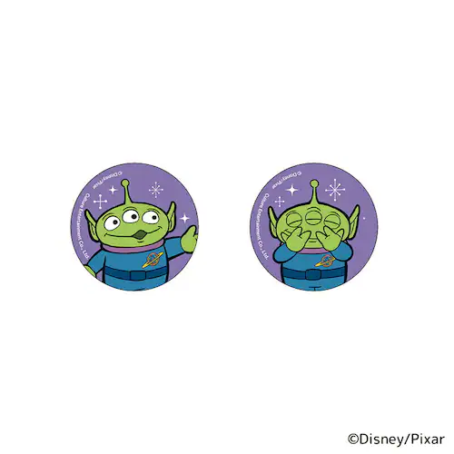 トイストーリー グッズ 通販 トイ・ストーリー 缶バッジ まじかる百貨店缶バッジ 4947864050405 トイ・ストーリー02 リトルグリーンメン 缶バッチ カンバッジ カンバッチ Disney _2