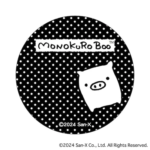 モノクロブー グッズ 通販 サンエックスレジェンド 缶バッジ まじかる百貨店缶バッジ 4947864076511 モノクロブー01 缶バッチ カンバッジ カンバッチ キャラクターグッズ かわいい 可愛_1