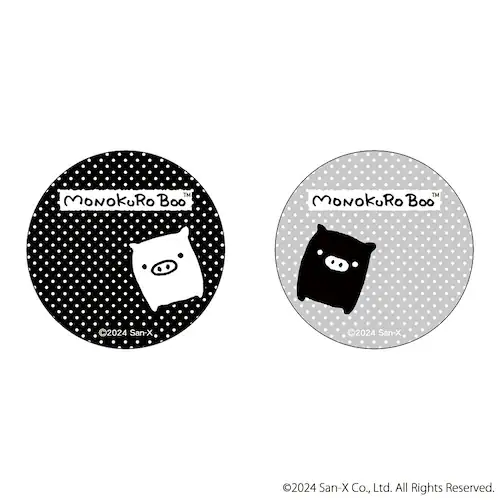 モノクロブー グッズ 通販 サンエックスレジェンド 缶バッジ まじかる百貨店缶バッジ 4947864076511 モノクロブー01 缶バッチ カンバッジ カンバッチ キャラクターグッズ かわいい 可愛_2