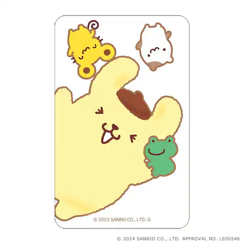 サンリオ ポムポムプリン グッズ 通販 POMPOMPURIN クリアカード まじかる百貨店クリアカード 4947864049614 ポムポムプリン02 かわいい 可愛い カワイイ 透明 推しグッズ _1