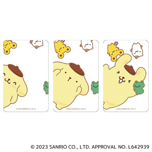 サンリオ ポムポムプリン グッズ 通販 POMPOMPURIN クリアカード まじかる百貨店クリアカード 4947864049614 ポムポムプリン02 かわいい 可愛い カワイイ 透明 推しグッズ _2