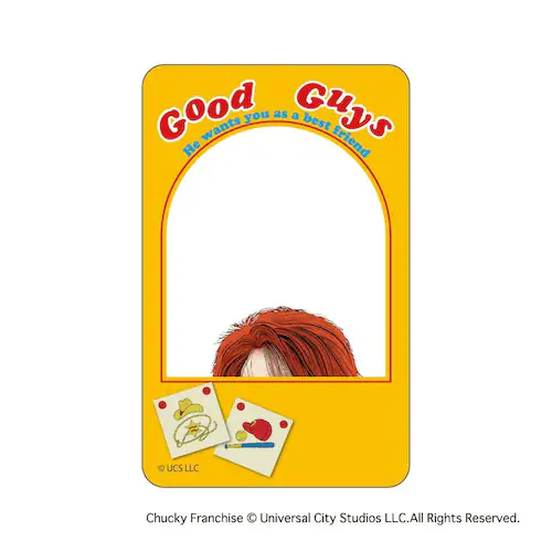 �`���b�L�[ �O�b�Y �ʔ� CHUCKY �N���A�J�[�h �܂�����S�ݓX�N���A�J�[�h 4947864075286 �`���b�L�[02 �X�}�z ���킢�� ������� ���� �J�[�h �f��O�b�Y �`���C���h�E�v���C _2