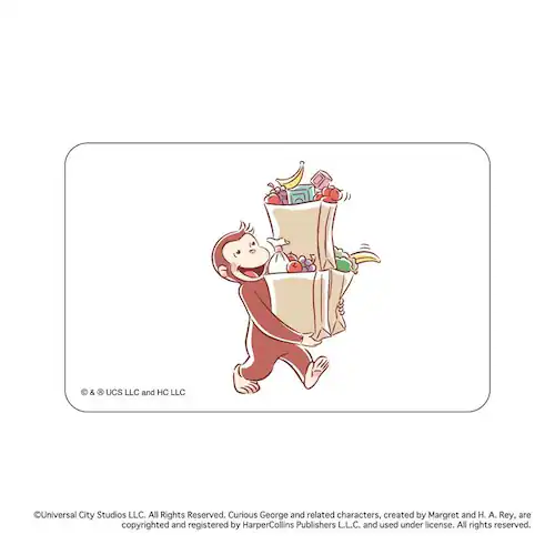 おさるのジョージ グッズ 通販 Curious George クリアカード まじかる百貨店クリアカード 4947864052881 おさるのジョージ01 絵本キャラクター かわいい 可愛い おしゃれ _1