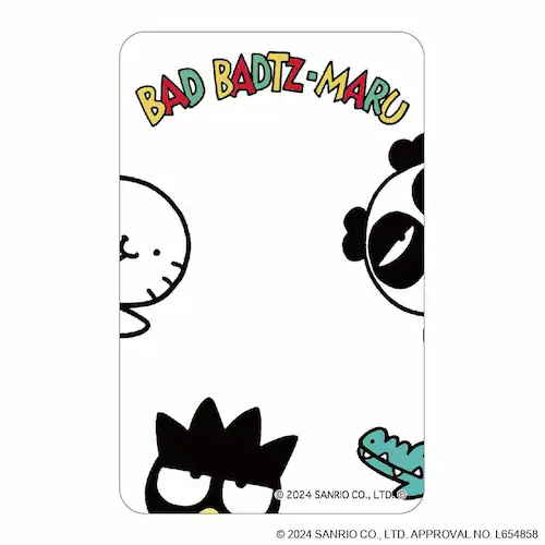 サンリオ バッドばつ丸 グッズ 通販 BAD BADTZ-MARU クリアカード まじかる百貨店クリアカード 4947864052683 バッドばつ丸01 かわいい 可愛い カワイイ 透明 推しグッズ_1