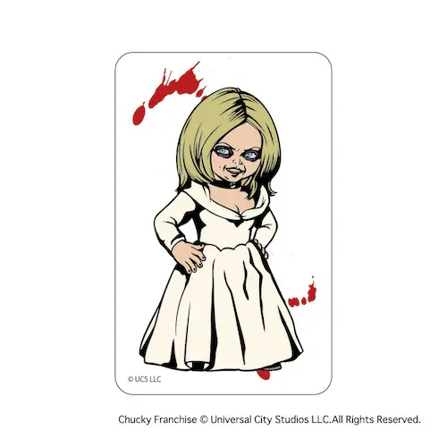 チャッキー グッズ 通販 CHUCKY クリアカード まじかる百貨店クリアカード 4947864075316 チャッキー05 スマホ かわいい おしゃれ 透明 カード 映画グッズ チャイルド・プレイ _2