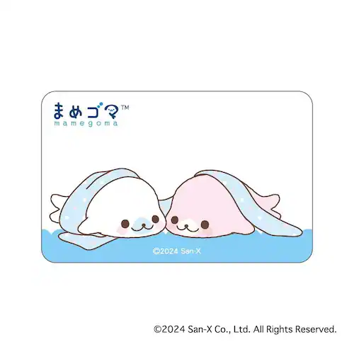 まめゴマ グッズ 通販 サンエックスレジェンド クリアカード まじかる百貨店クリアカード 4947864076559 まめゴマ01 スマホ裏 スマートフォン 透明 カード かわいい 可愛い カワイイ _1