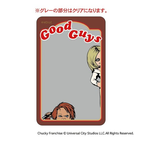 �`���b�L�[ �O�b�Y �ʔ� CHUCKY �N���A�J�[�h �܂�����S�ݓX�N���A�J�[�h 4947864075309 �`���b�L�[04 �X�}�z ���킢�� ������� ���� �J�[�h �f��O�b�Y �`���C���h�E�v���C _1