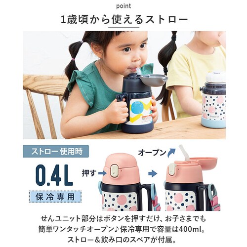 �s�[�R�b�N Peacock ���� �ʔ� ASK-W40 2WAY�{�g�� �X�g���[�}�O 400ml �R�b�v�t�� 360ml �q�� �q���p �q�ǂ� �L�b�Y �j�̎q ���̎q �ۉ� �ۗ� �y�� ���@�r �c�t��_3