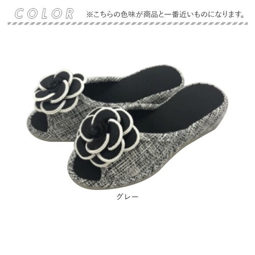 スリッパ カメリア 通販 ルームサンダル ルームシューズ 室内履き サンダル シューズ 靴 くつ レディース ヒール 厚底 4cm おしゃれ かわいい 学校行 母 保護者 前開き 疲れにくい ツイード_14