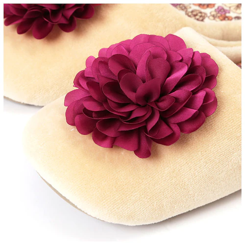 ルームシューズ レディース かわいい 通販 花柄 ウォッシャブル 洗える 低反発ウレタン ウォッシャブル SDS サロンドソワレ シャーロット ローズ ブラック アイボリー パープル 華やか 素敵 _6