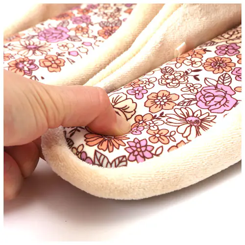 ルームシューズ レディース かわいい 通販 花柄 ウォッシャブル 洗える 低反発ウレタン ウォッシャブル SDS サロンドソワレ シャーロット ローズ ブラック アイボリー パープル 華やか 素敵 _8