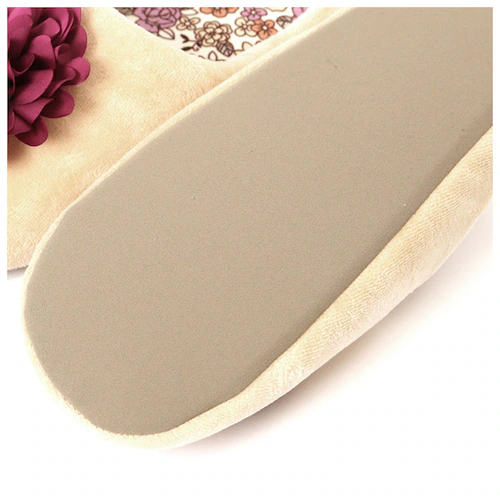 ルームシューズ レディース かわいい 通販 花柄 ウォッシャブル 洗える 低反発ウレタン ウォッシャブル SDS サロンドソワレ シャーロット ローズ ブラック アイボリー パープル 華やか 素敵 _9