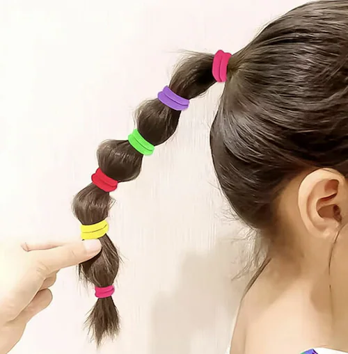 ヘアゴム 子供 セット 100本 通販 パイルゴム 2cm ヘアーゴム ミニゴム キッズ 飾りなし 子ども 子供用 小さめ ヘアアクセサリー 痛くない ヘアアクセ 女の子 ガールズ かわいい おしゃれ_1