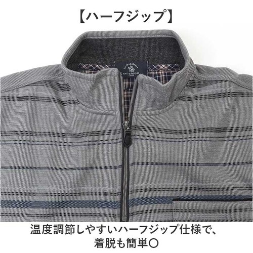 �T���^�o�[�o�� �g���[�i�[ 6547 �ʔ� �v���I�[�o�[ �����Y �u�����h SANTA BARBARA POLO & RACQUET CLUB ���N�� �n�[�t�W�b�v �S���t�E�F�A �n�C�l�b�N �X�^���h_5