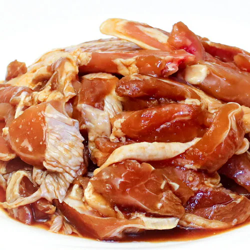 ジンギスカン 味付鶏ジンギスカン 1kg (もも/1kg×1袋/冷凍) 鶏 肉 鶏肉 たれ 味付き ギフト 北海道_1