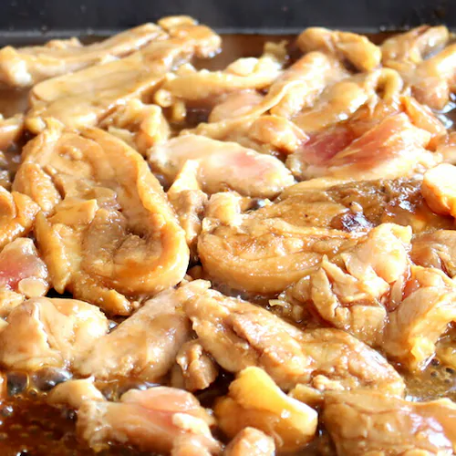 ジンギスカン 味付鶏ジンギスカン 1kg (もも/1kg×1袋/冷凍) 鶏 肉 鶏肉 たれ 味付き ギフト 北海道_4