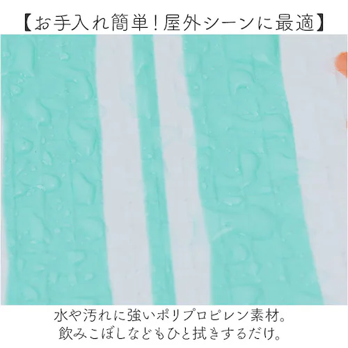 piatto ピアット レジャーシート L 通販 敷物 ピクニックシート シート レジャーマット 大きめ 折りたたみ 折り畳み コンパクト 持ち運び ボタン付き アウトドア キャンプ 遠足 かわいい _3