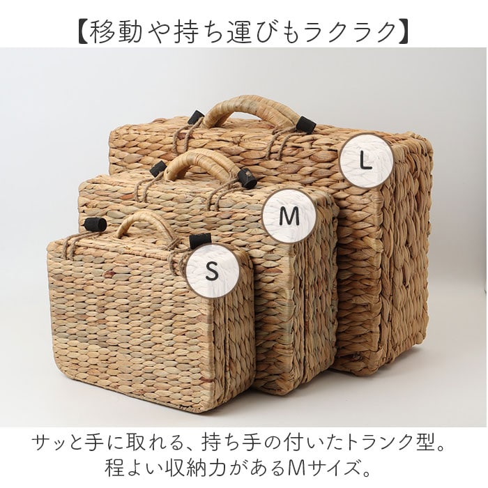 ナチュラル バスケット ピクニック 通販 Mサイズ カゴバスケット