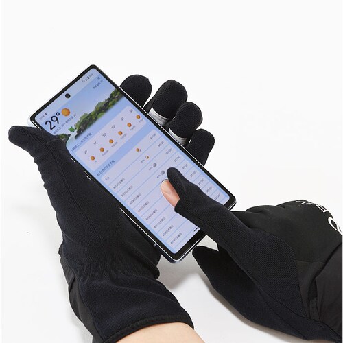 ブラック Sサイズ R×L マルチグローブ 通販 アールエル グローブ 手袋 防寒 RLA9503 スマホ対応 ウォッチウィンドウ両手対応 武田レッグウェアー メンズ レディース ユニセックス 男女兼_9
