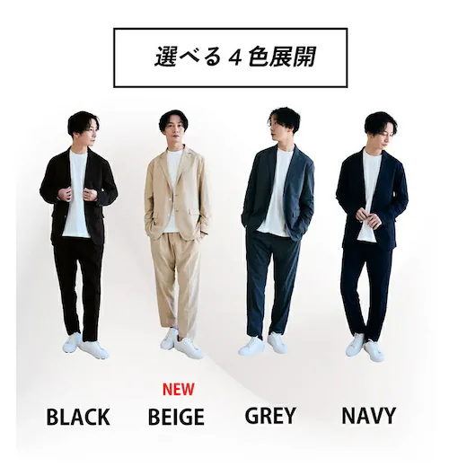 ALLESTサステナブル春夏スーツ ネイビー / M_4