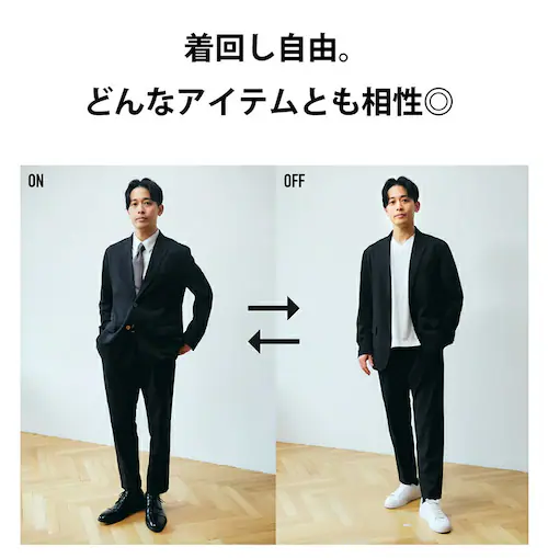 ALLESTサステナブル春夏スーツ ネイビー / M_17