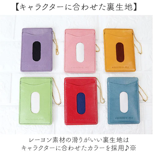 サンリオ グッズ パスケース Sanrio 通販 定期入れ 定期券入れ 定期券ケース 定期ケース ICカード ケース カード入れ レディース かわいい おしゃれ キャラクター 本革 レザー 通学 通勤_3