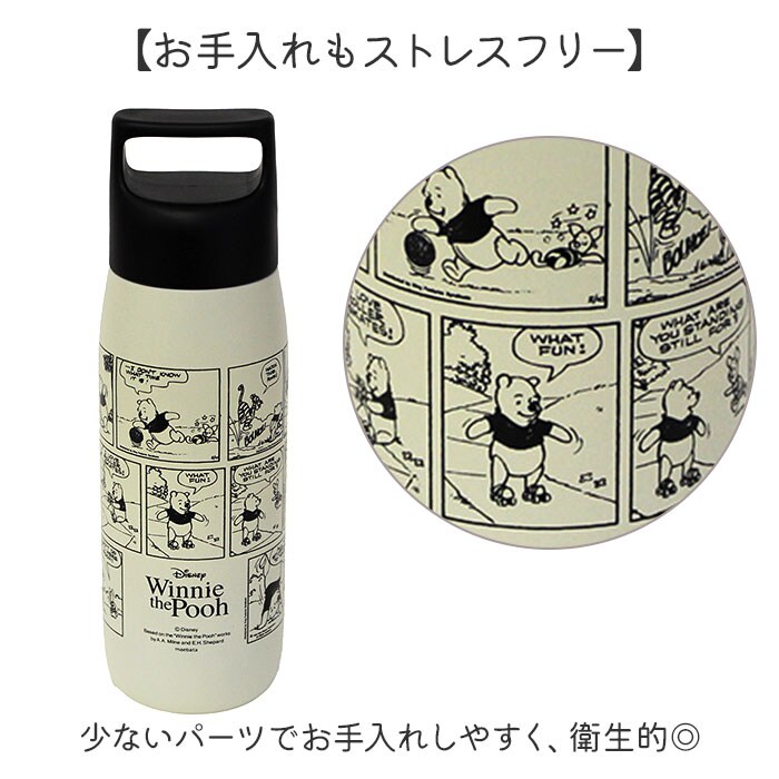 くまのプーさん.ホワイト ステンレスボトル キャラクター 通販 水筒