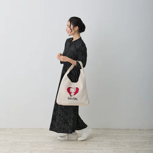 ���[�g�[�g �T�����I ROOTOTE 8489 �ʔ� �j�b�g�o�b�O �g�[�g�o�b�O �j�b�g�g�[�g�o�b�O ���|���o�b�O �L�e�B����� Hello kitty �n���[�L�e�B ROUND ���E���h A4 �ʋ�_2