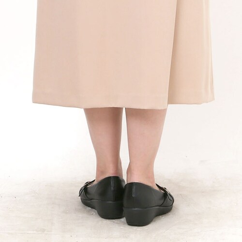 ブラック 23.0cm パンジー パンプス レディース 通販 甲ストラップ シューズ 靴 くつ 女性 婦人 オフィスシューズ 歩きやすい 履きやすい 軽量 軽い おしゃれ かわいい 通勤 オフィス ビ_2