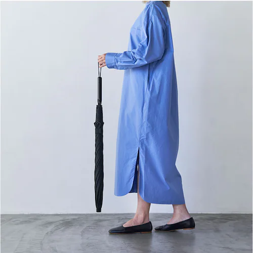 長傘 通販 60cm 傘 雨傘 かさ 男女兼用 ビニール傘 丈夫 オールプラスチック 梅雨 雨 婦人傘 モノトーン ビニール生地 レディース 女性 メンズ おしゃれ オシャレ かわい レイングッズ シ_3