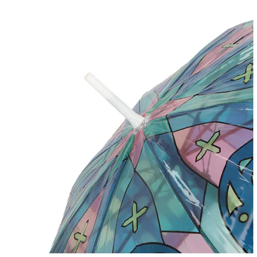 ローズ 傘 レディース 大きめ 通販 長傘 60cm ビニール傘 ジャンプ傘 雨傘 ワンタッチ傘 婦人傘 かさ カサ ステンドグラス風 大きい おしゃれ かわいい 大人 可愛い レイングッズ_4