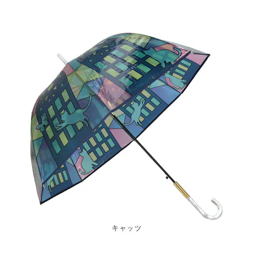 ローズ 傘 レディース 大きめ 通販 長傘 60cm ビニール傘 ジャンプ傘 雨傘 ワンタッチ傘 婦人傘 かさ カサ ステンドグラス風 大きい おしゃれ かわいい 大人 可愛い レイングッズ_13