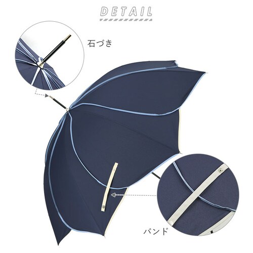 パープル 傘 レディース 長傘 通販 because 軽量 ブランド 日傘 晴雨兼用 uvカット 約 60cm 58cm 約 60センチ 58センチ 婦人傘 晴雨兼用傘 シンプル おしゃれ 通勤 通学_1