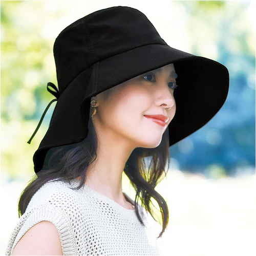 ハット レディース UV 通販 帽子 UVカット つば広 日よけ帽子 日除け帽子 婦人帽子 おしゃれ かわいい オシャレ 可愛い シンプル ポリエステル 夏 夏用 ガーデニング アウトドア 大きめ_2