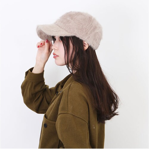 ベージュ キャップ 冬 通販 帽子 ぼうし レディース帽子 レディース 女性 女の子 冬小物 秋冬 かわいい 可愛い おしゃれ オシャレ ファッション小物 防寒 寒さ対策 レディースファッション ガー_2