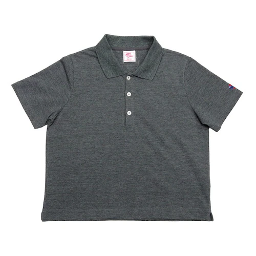 ポロシャツ レディース 通販 JEMORGAN ジェーイーモーガン カノコ素材 短い丈 半袖 トップス オシャレ お洒落 かわいい 無地 シンプル 婦人服 カジュアル レディースポロシャツ レディース_13