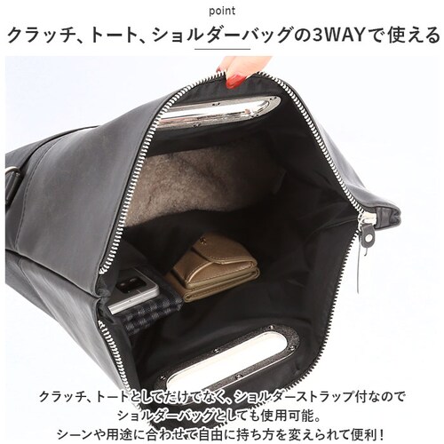 �N���b�`�o�b�O ������ �����Y �ʔ� �u�����h DEVICE �f�o�C�X DHG70039 �N���b�`�o�b�N �Z�J���h�o�b�O �Z�J���h�o�b�N �p�[�e�B�[ Shade �������� �o�b�O ���i�g�� �t�F�C�N��_8