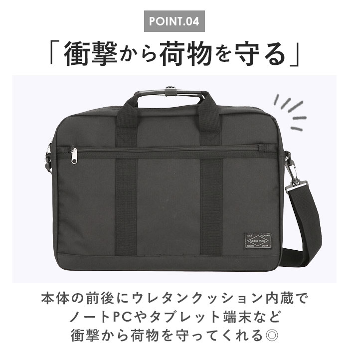 PORTER キャンバス ブラック A4収納 メンズ ビジネスバッグ 9051 協和 軽量ビジネスバッグ 2WAY メンズ ショルダー付 ハンドバッグ