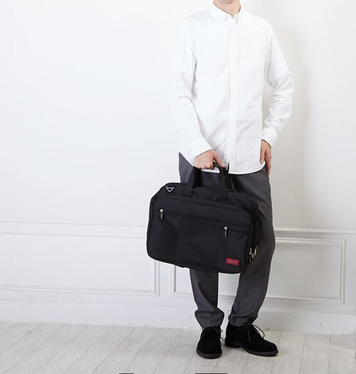 ビジネスバッグ 2way A4 SAXON サクソン 通販 ビジネス バッグ メンズ レディース 軽量 軽い 撥水 はっ水 通学 通勤 ノートPC対応 A4ファイル対応 ショルダーバッグ キャリーバー_3