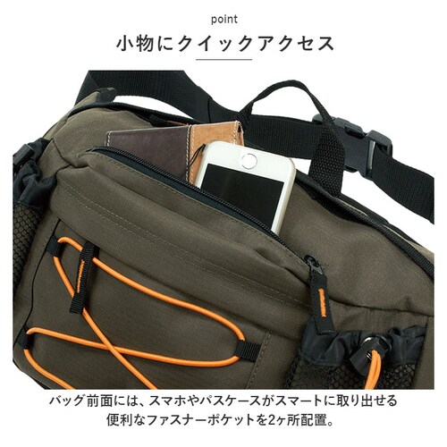 ボディバッグ メンズ 大容量 通販 ウエストバッグ ウエストポーチ ショルダーバッグ 2way バッグ 3way ボディバック ショルダーバック 大きめ 斜めがけ シンプル 自転車 バイク サイクリン_8