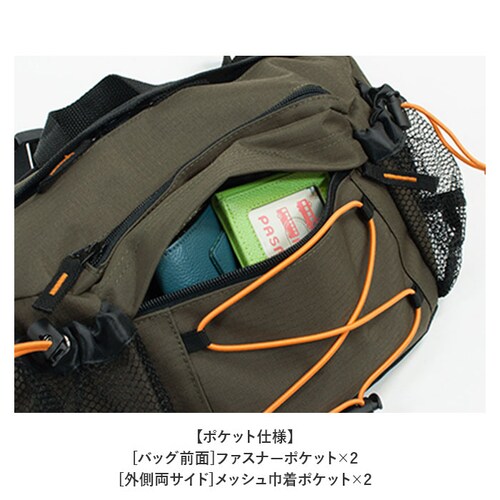 ボディバッグ メンズ 大容量 通販 ウエストバッグ ウエストポーチ ショルダーバッグ 2way バッグ 3way ボディバック ショルダーバック 大きめ 斜めがけ シンプル 自転車 バイク サイクリン_9