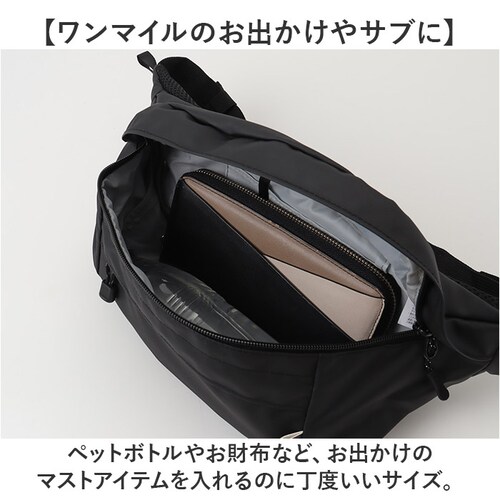 ウェストバッグ メンズ 通販 ボディバッグ 2way 斜め掛け 腰掛け 軽量 軽い バッグ かばん カバン 通勤 通学 おしゃれ 男性 レディース 雨の日 旅行 フェス アウトドア キャンプ ハイキン_6