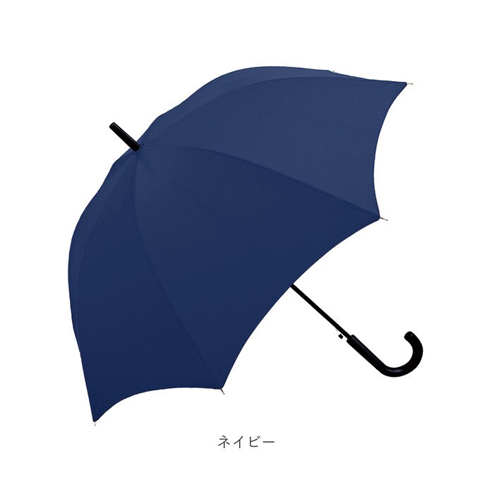 ネイビー 晴雨兼用傘 長傘 65cm メンズ 大きい 通販 雨傘 日傘